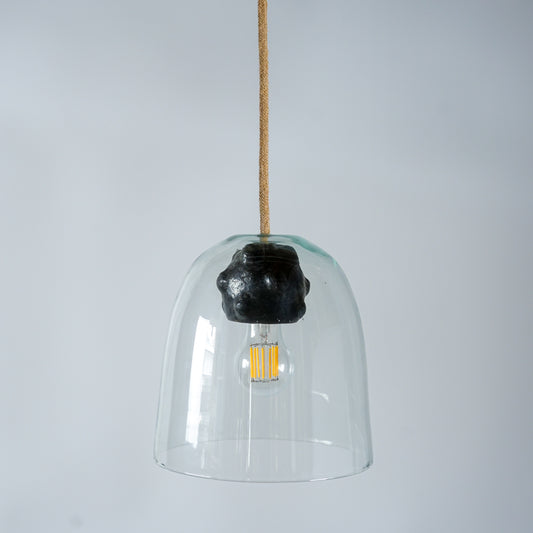 IMEN GLASS LAMP black